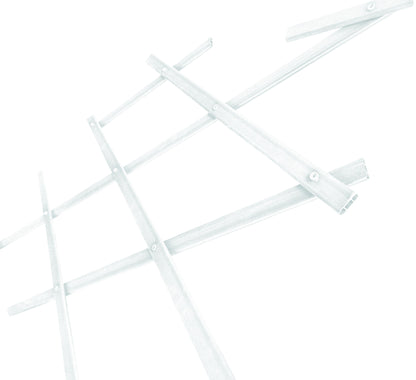 Celosia Plastica| Composicion 100% Pvc| Tutor De Plantas| Resistente| Decoracion Jardin 0,5x1,5m_3