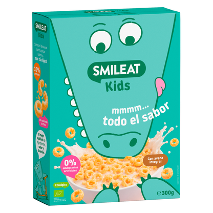 Cereales de Avena Integral 100% Ecológicos Smileat Kids 300 g