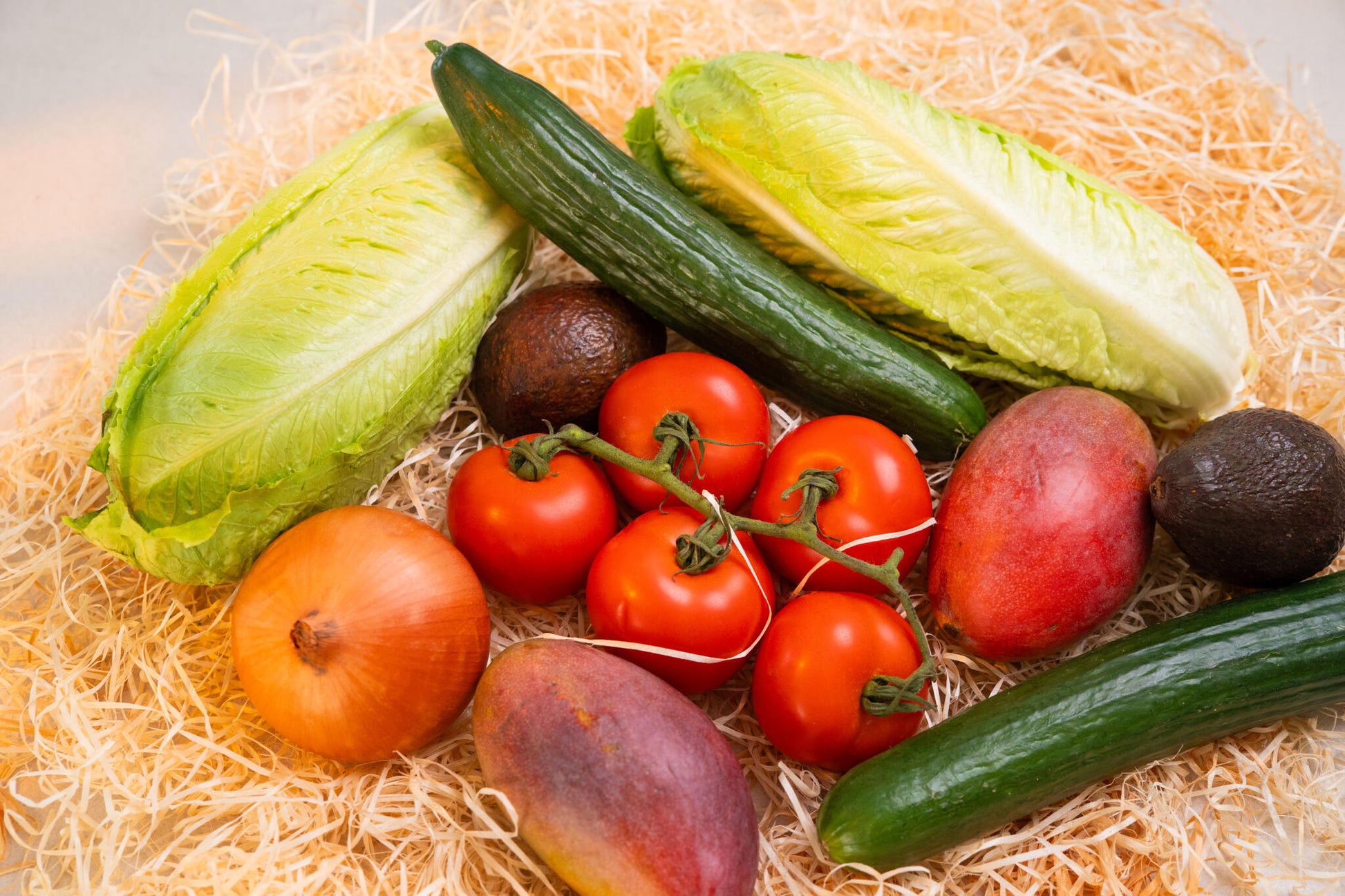 Cesta de frutas y verduras ecológicas ideales para ensalada 4-5 kg_3