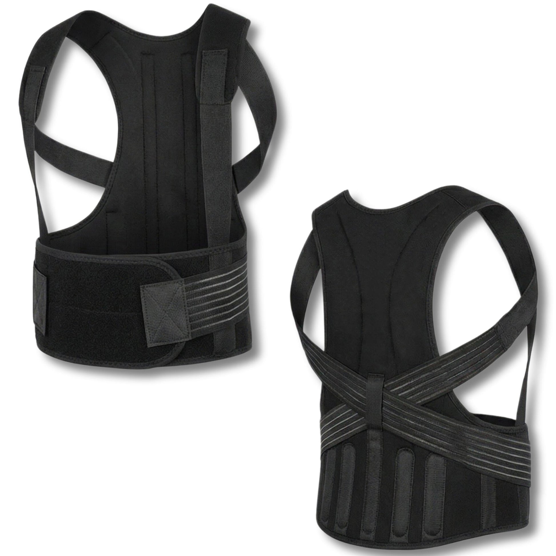 Chaleco De Soporte Dorsal Con Calor, Faja Lumbar – 111 Imanes Y Turmalina, Soporte_0