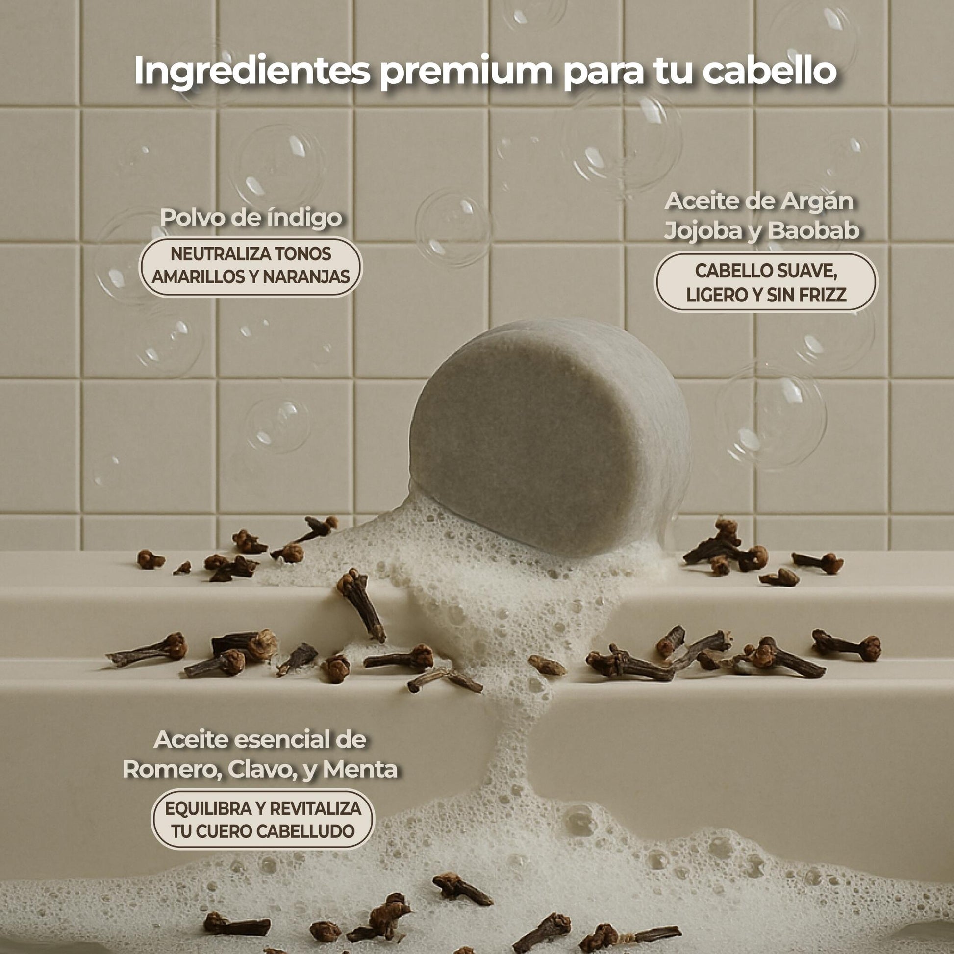 Champú Sólido Índigo Matizador – Antiamarillo Para Canas Y Pelo Rubio_3