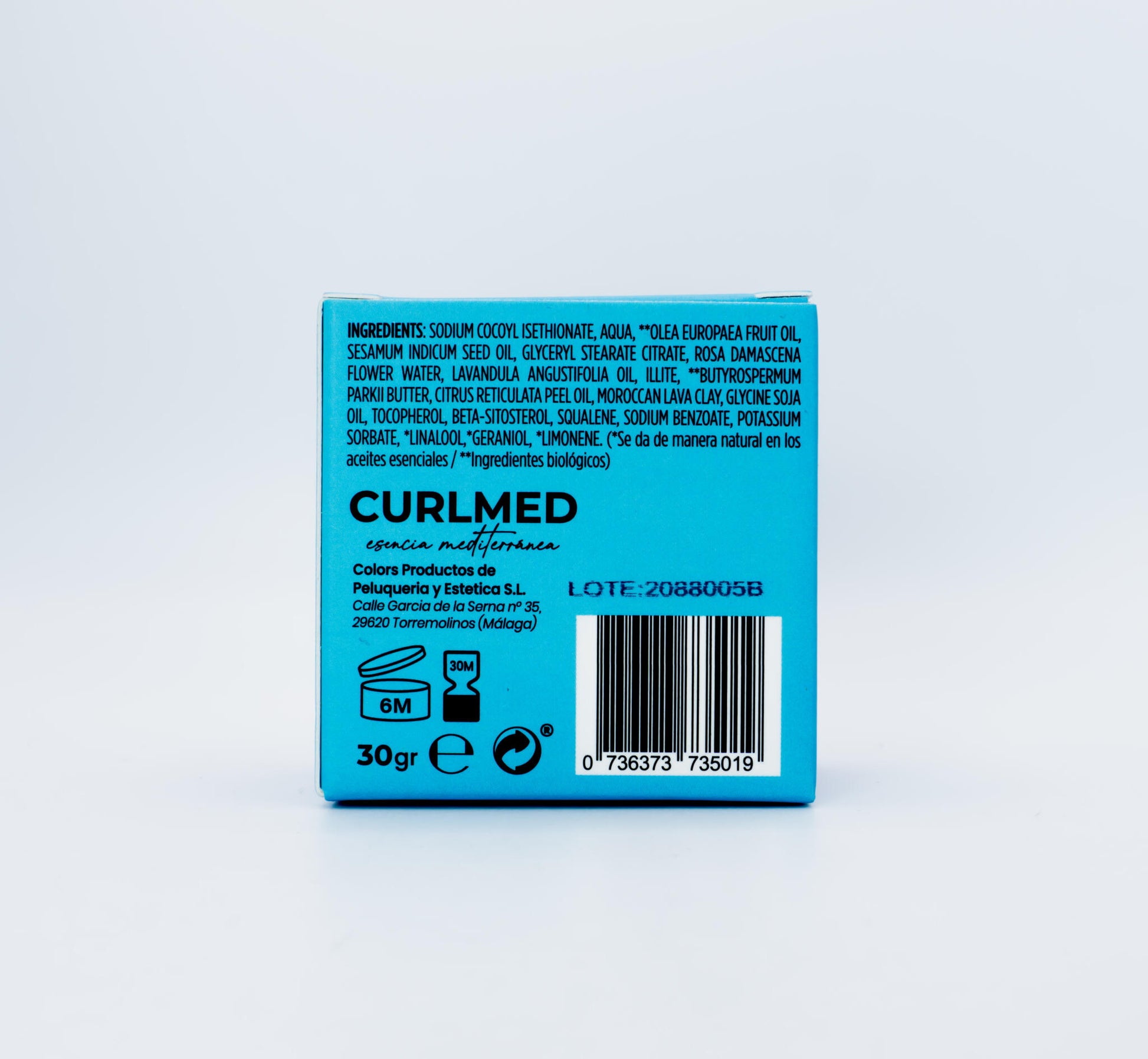 Champú Sólido Volumen, Brillo Y Suavidad Curlmed 30g_1