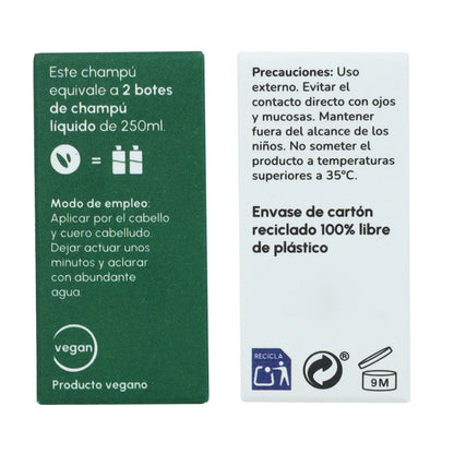 Champô Sólido Anticaspa com Alecrim e Salva Planeta Huerto 85 gr