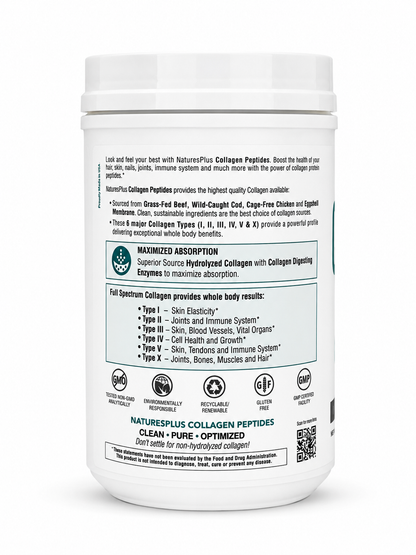 Collagen Peptides Nature's Plus 588 g