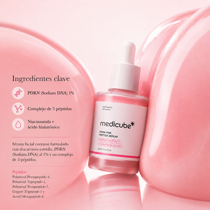Sérum facial PDRN Pink Peptide Serum Medicube 30 ml