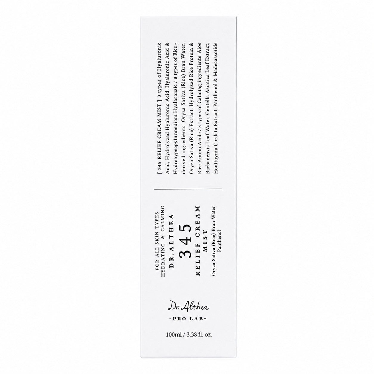 Bruma facial 345 Relief Cream Mist Dr. Althea 100 ml