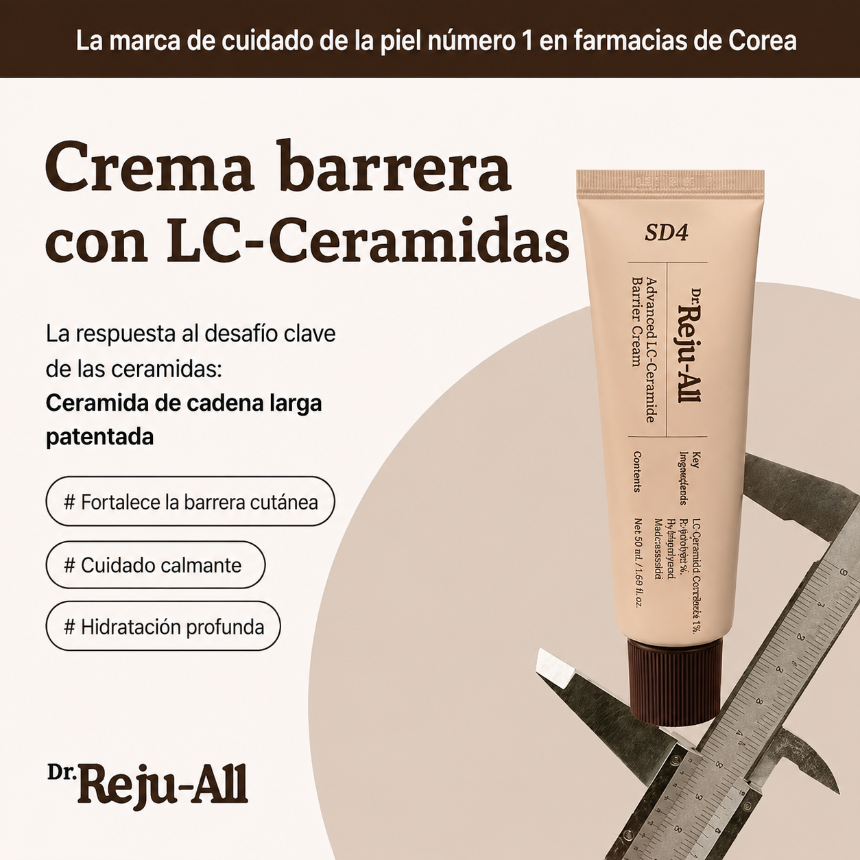 Crema barrera avanzada con LC-Ceramidas Dr. Reju-All 50 ml