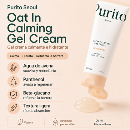 Crema gel Oat-In Calming Gel Cream Purito Seoul 100 ml
