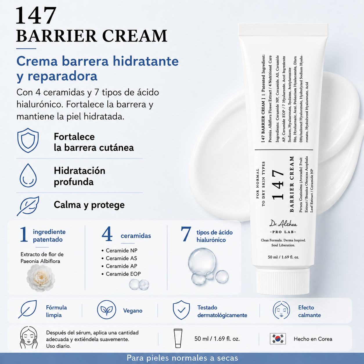 Crema barrera 147 Barrier Cream Dr. Althea 50 ml