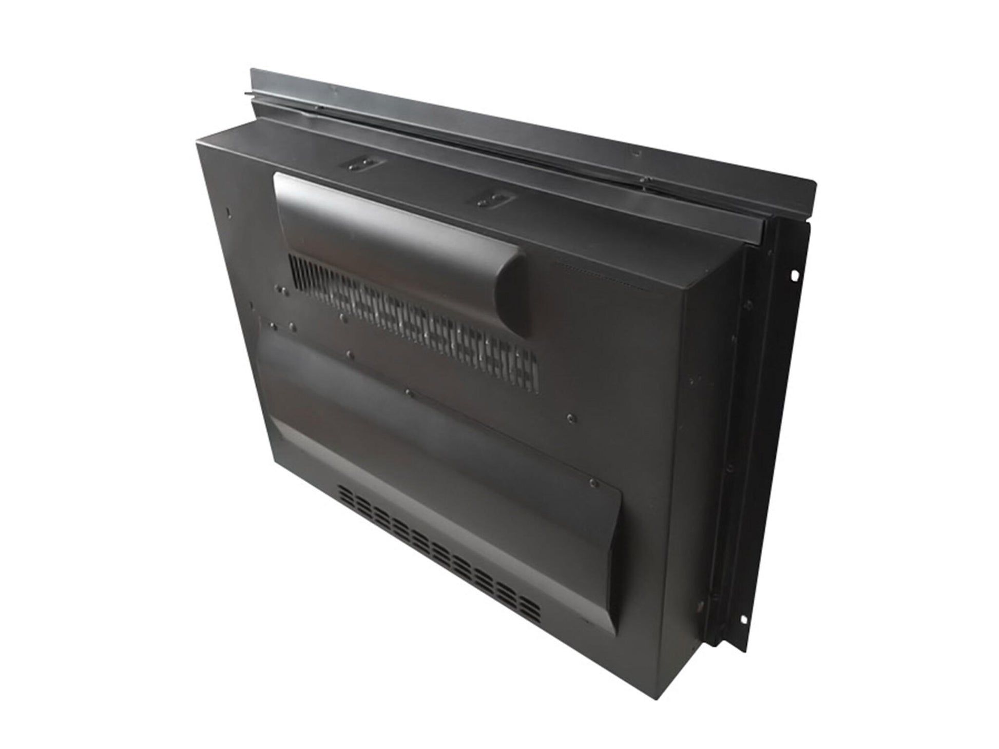 Chimenea Eléctrica 2000w Cristal Templado Negro Con Mando A Distancia Y Llama Ajustable Che-620 Purline_2
