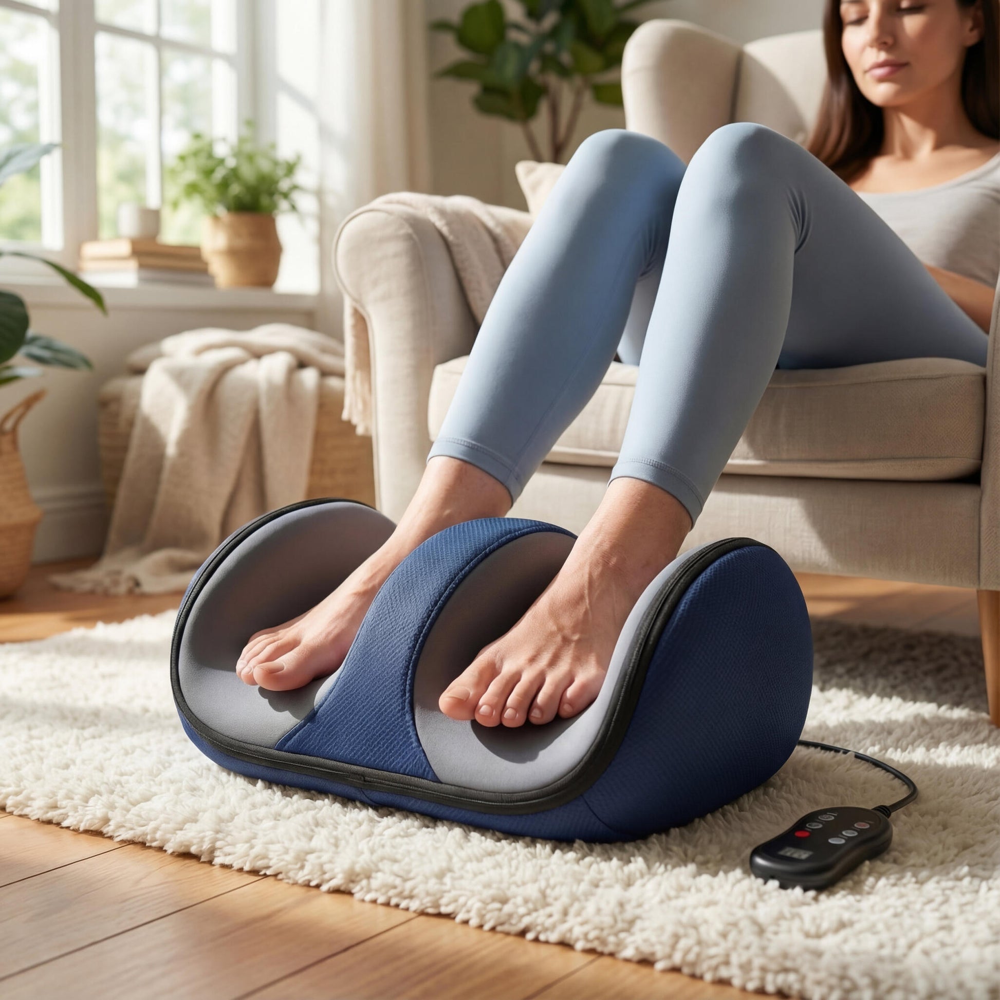 Cofre De Confort Y Relajación–almohada Cervical Masajeadora, Cojín Terapéutico_4
