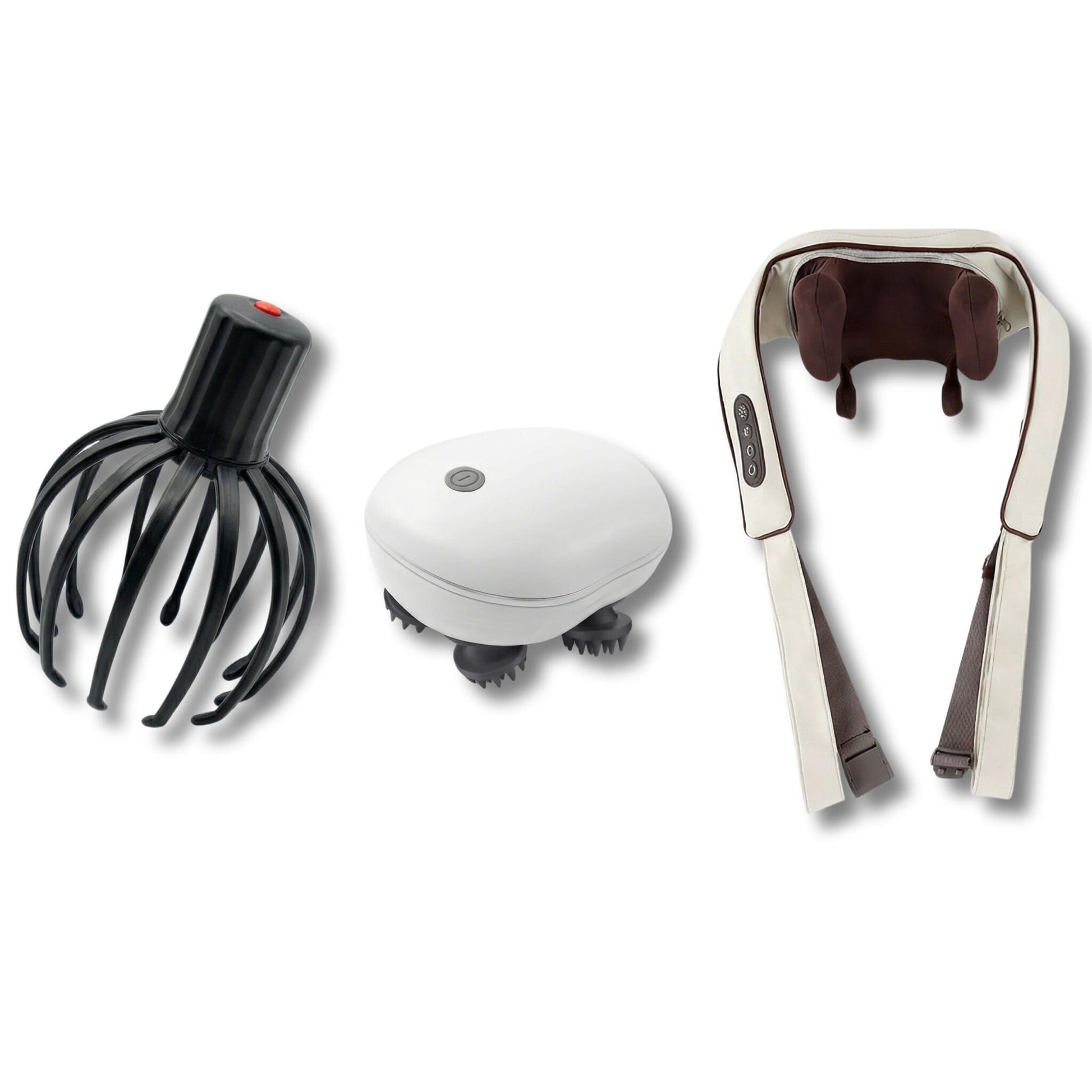 Cofre De Masaje Experto 360° – Masajeador Craneal + Corporal 3d + Shiatsu_0