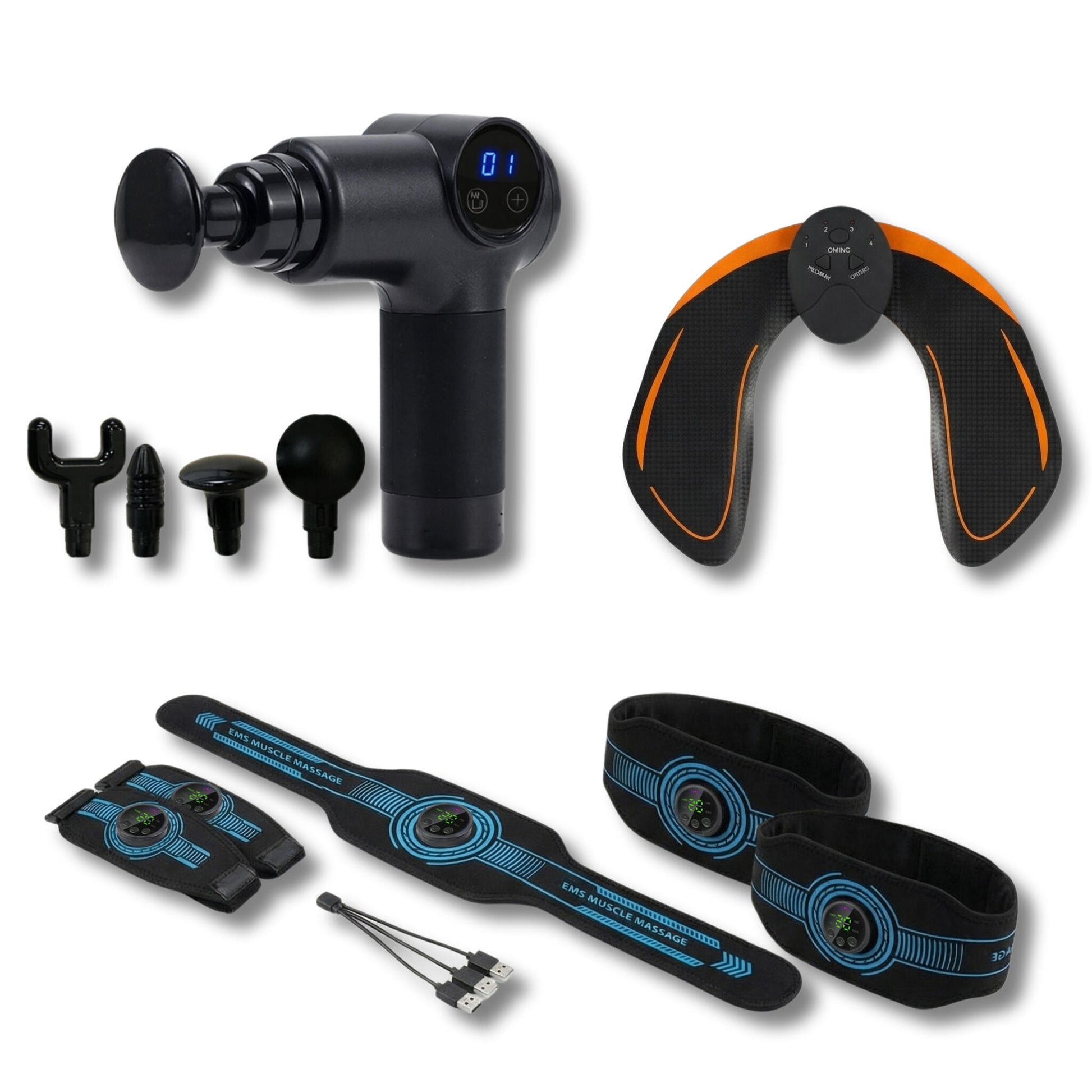 Cofre Ems Sculpt – Electroestimulación Muscular De Cuerpo Completo Y Glúteos + Pistola_0