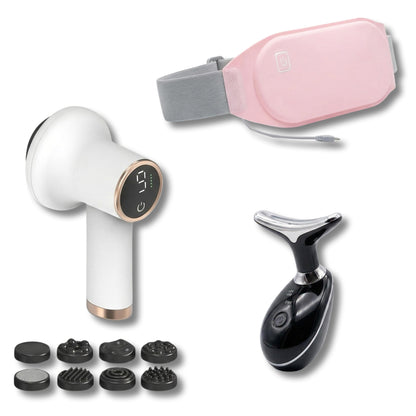 Cofre Luminosidad Y Confort – Tratamiento Facial Led, Cinturón Menstrual Y Masajeador_0