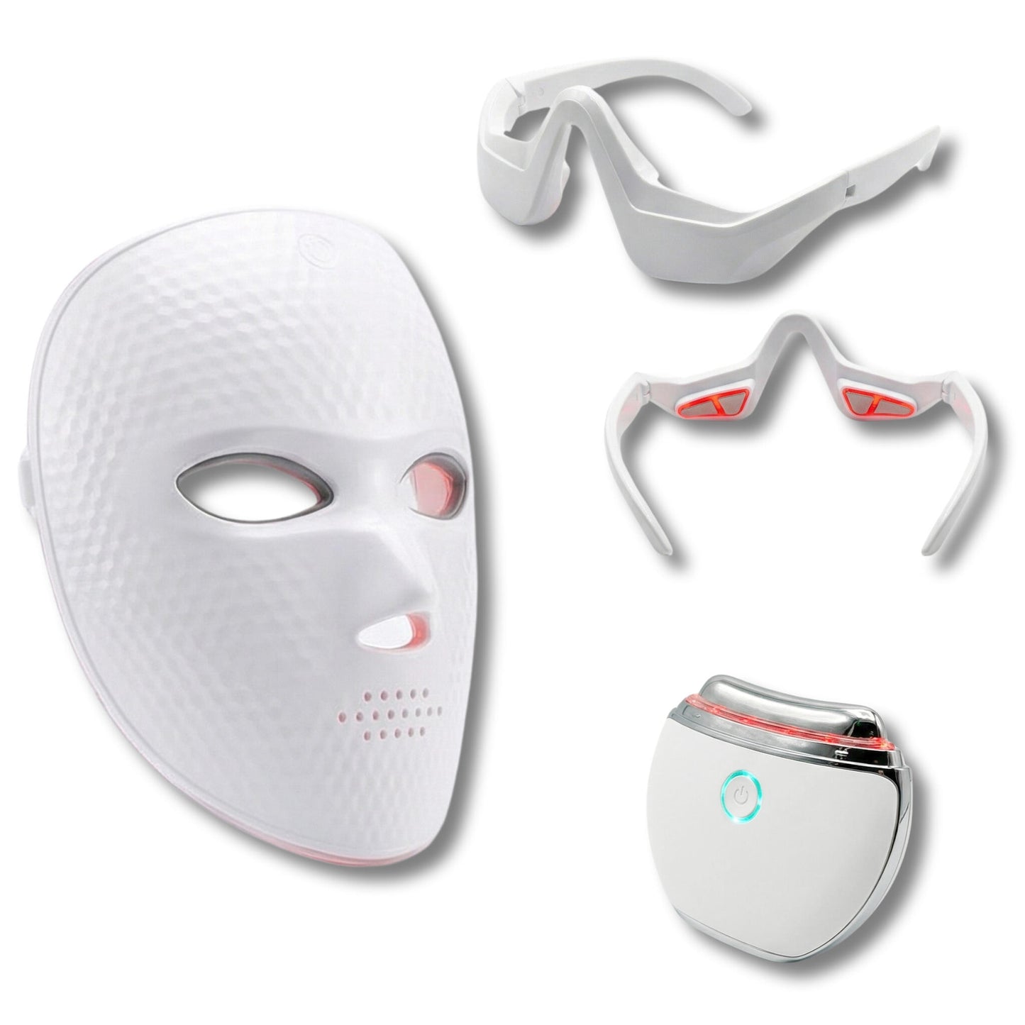Cofre Luminosidad Y Mirada Lifting – Mascarilla Led Facial, Máscara Ocular Antifatiga Y Masajeador Reafirmante_0