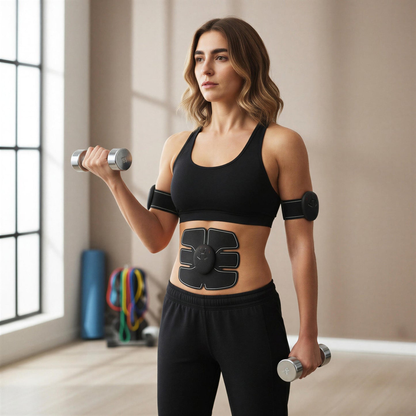 Cofre Sculpt – Electroestimulación Abdominales, Brazos, Muslos Y Glúteos + Masajeador_2