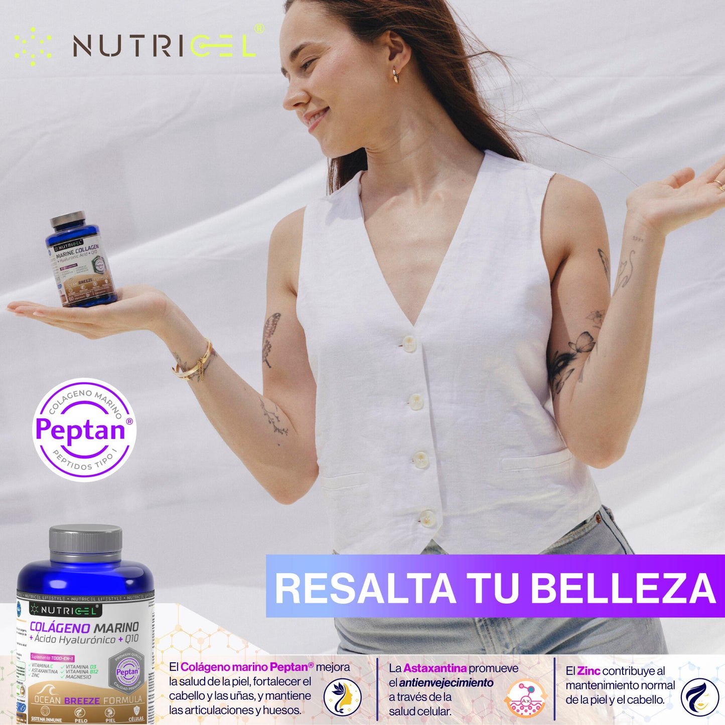 Colágeno Marino Peptan® Con Acido Hialurónico, Q10 Y Astaxantina_2