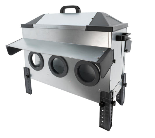 Comedero Para Gallinas Robust® | Tolva Antidesperdicio De Acero Galvanizado Para Exterior | Altura Regulable (24kg)_0