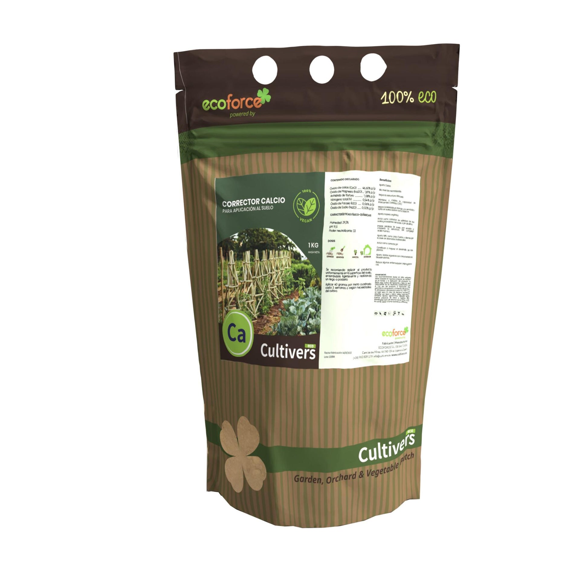 Corrector De Calcio Vegetal Cultivers 1 Kg_0