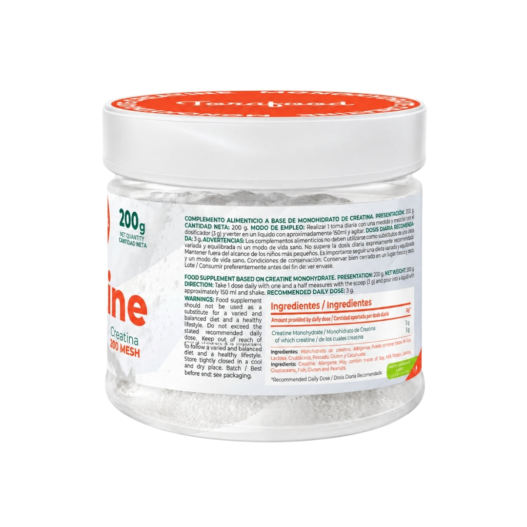 Creatina Monohydrate Neutra Torafood 220 g