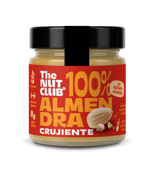 Crema 100% almendra crujiente The Nut Club 180g_0