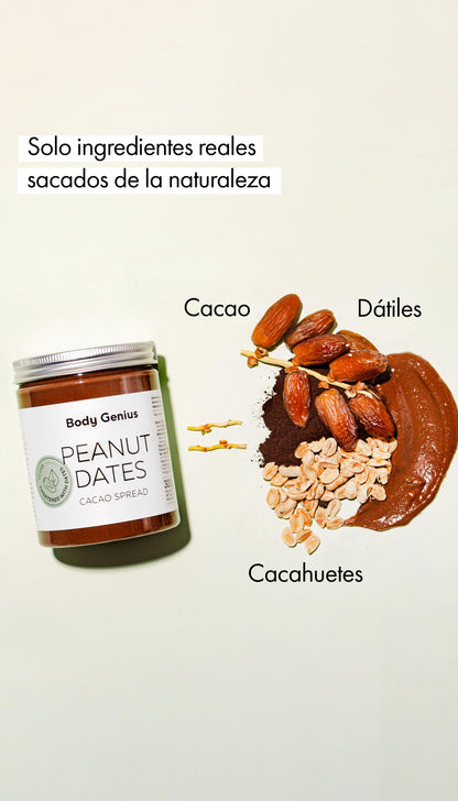 Crema De Cacahuete, Cacao Y Dátil - 300g - Sin Azúcares_1
