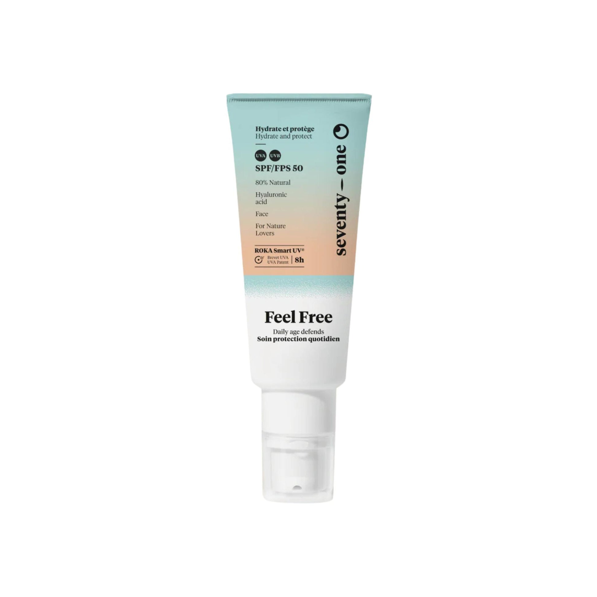 Crema Facial Hidratante Uva, Ubv Y Luz Azul Feel Free_0