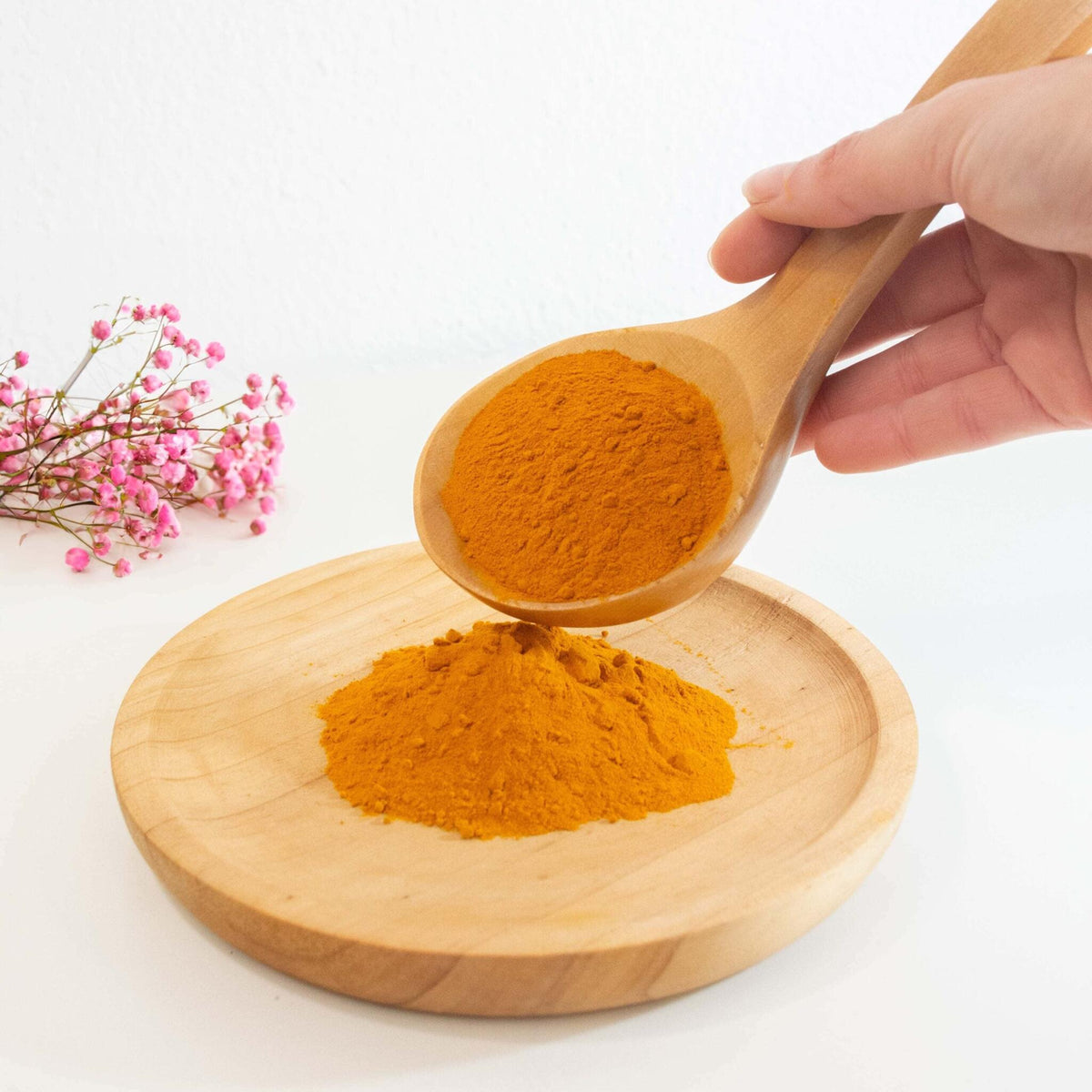 Cúrcuma en polvo ecológica, especia para curry, arroces y leche dorada 100 g_1