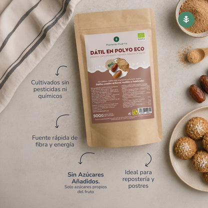 Planeta Huerto Tâmara em Pó 500 g