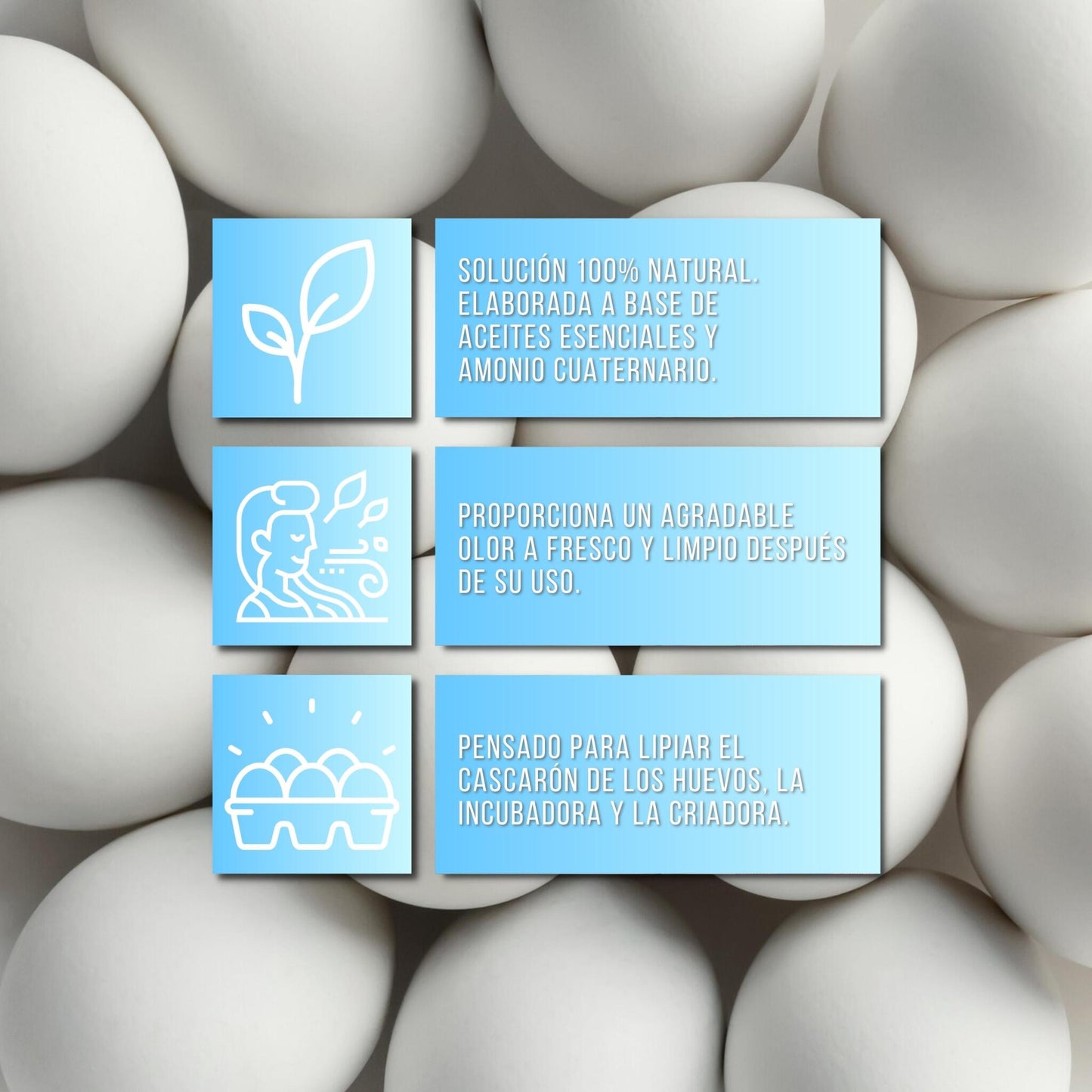 Desinfectante Natural Para Incubadoras De Huevos-Ovaclean 250Ml- Limpia El Cascarón De Los Huevos Y Elimina Los Gérmenes_1