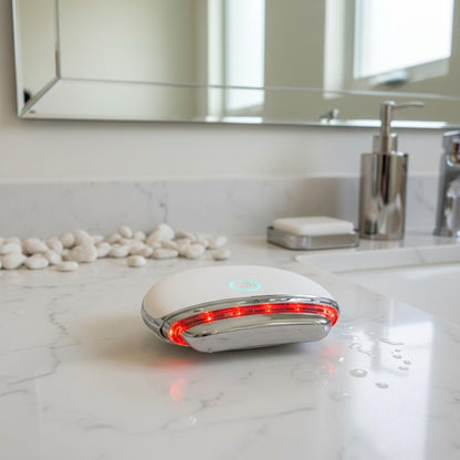 Dispositivo De Masaje Gua Sha Eléctrico Facial Y Corporal – Vibraciones, Calor Y Luz Roja_3