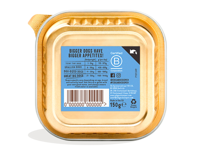 Tarrina de comida para perros con salmón y pavo sin cereales | Edgard & Cooper 150 g