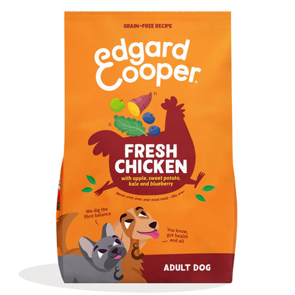 Ração Edgard &amp;amp; Cooper Free Range Chicken para cães 1 kg