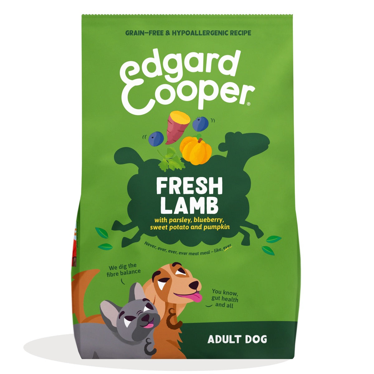 Ração para cães Edgard &amp; Cooper Cordeiro 1 kg