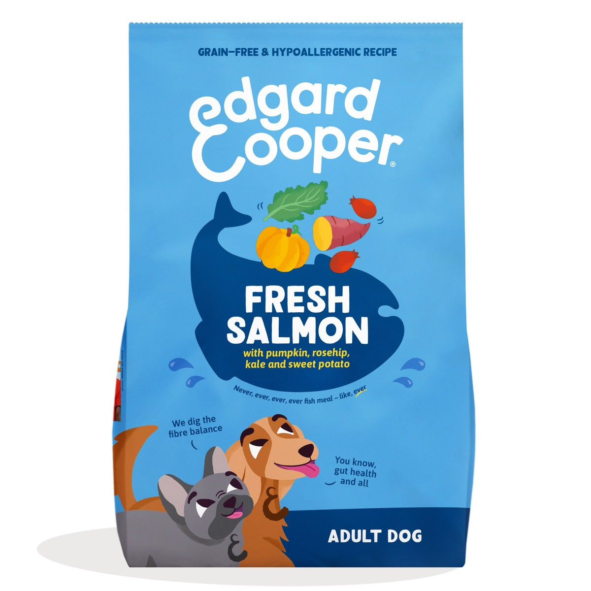 Ração para cães Edgard &amp; Cooper Norwegian Salmon 1 kg