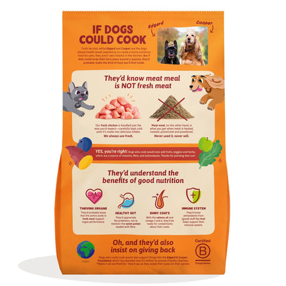 Ração Edgard &amp;amp; Cooper Free Range Chicken para cães 1 kg