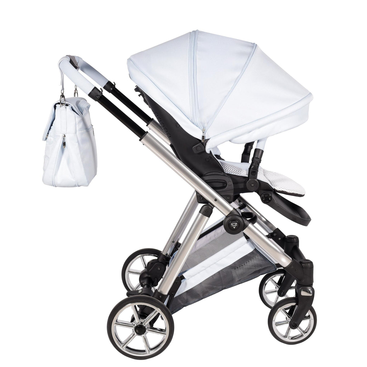 Elegant Cochecito De Bebé Duo Azul Claro_1