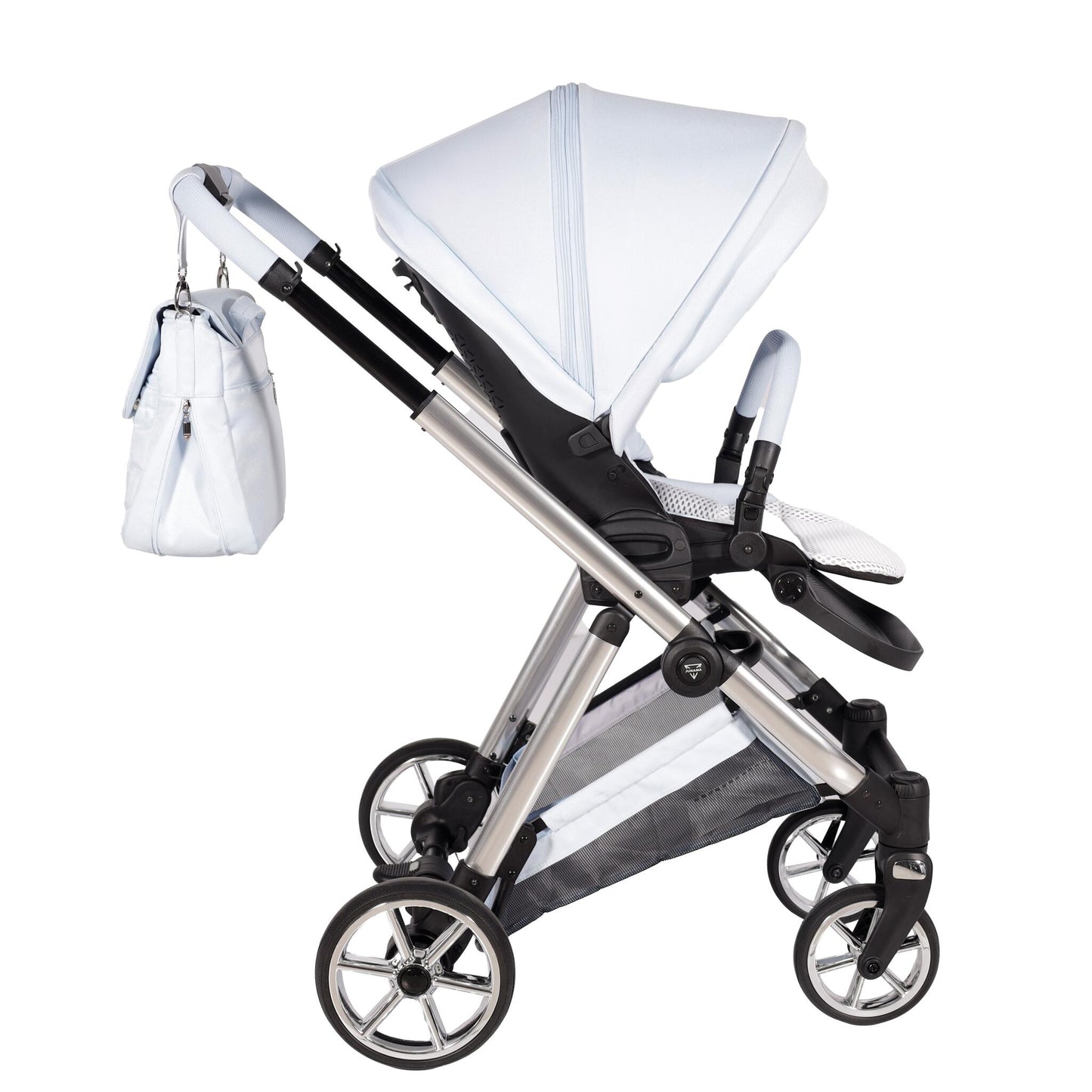 Elegant Cochecito De Bebé Duo Azul Claro_3