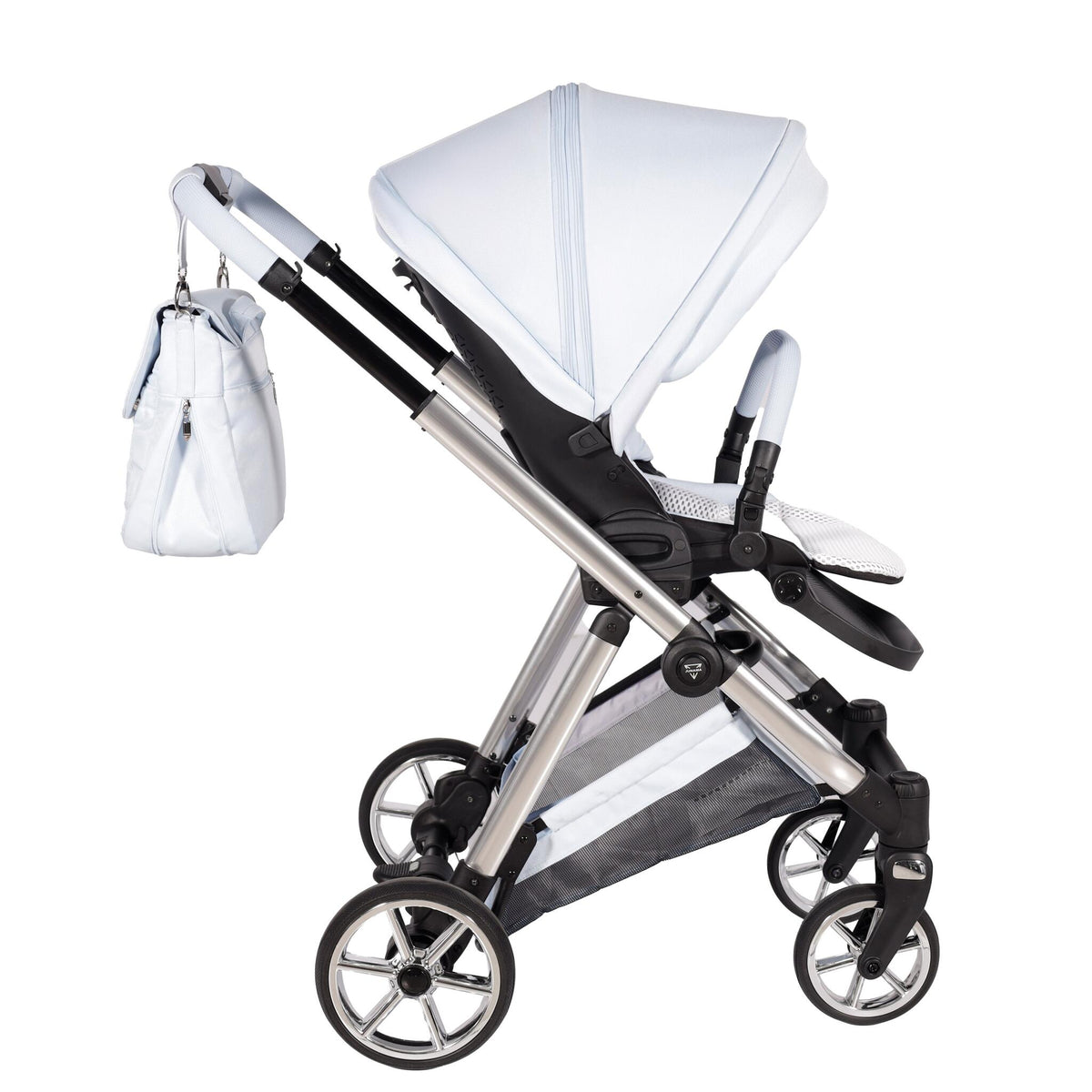 Elegant Cochecito De Bebé Duo Azul Claro_5