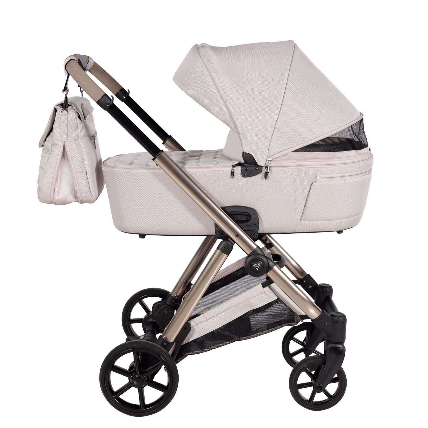 Elegant Cochecito De Bebé Duo Beige_3