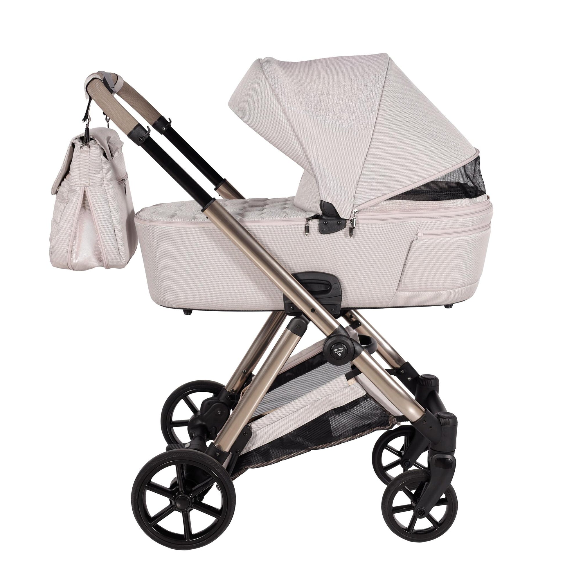 Elegant Cochecito De Bebé Duo Beige_3