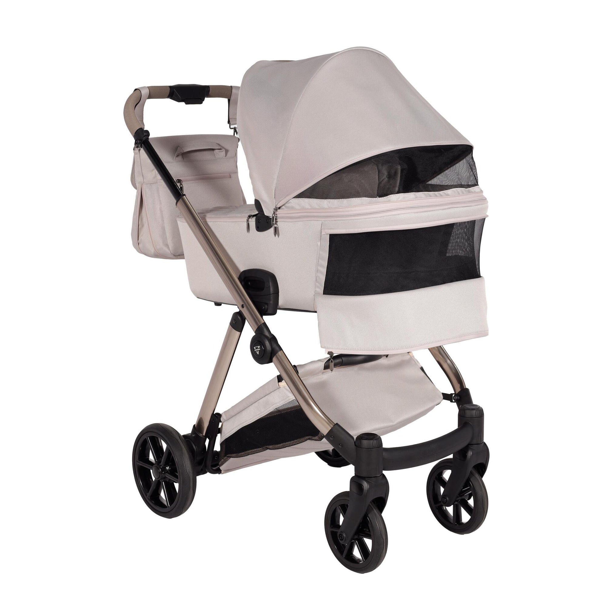 Elegant Cochecito De Bebé Duo Beige_5
