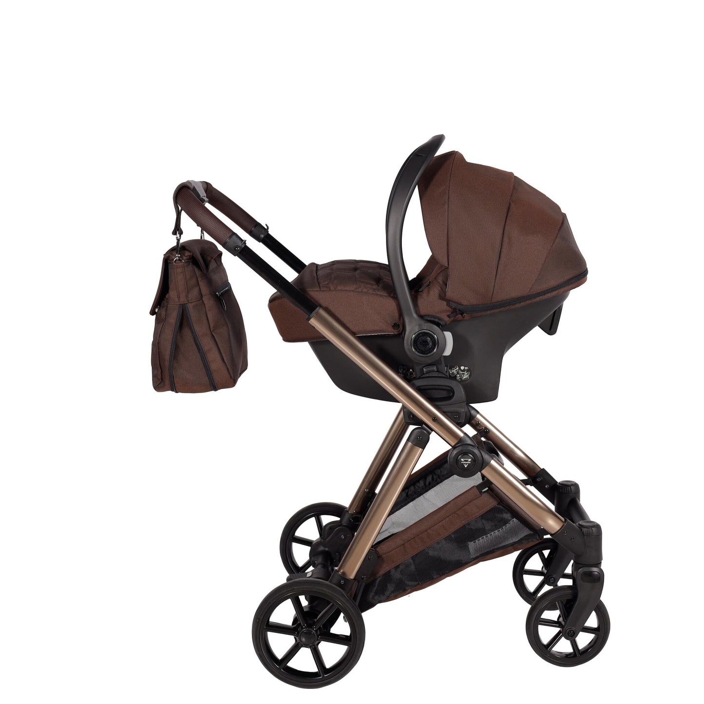 Elegant Cochecito De Bebé Duo Marron_2