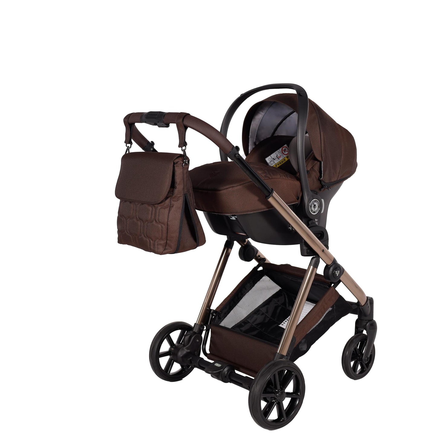 Elegant Cochecito De Bebé Duo Marron_3