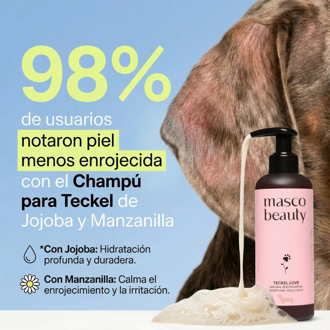 Champú perros teckel- Especial pelo corto Masco Beauty 250 ml