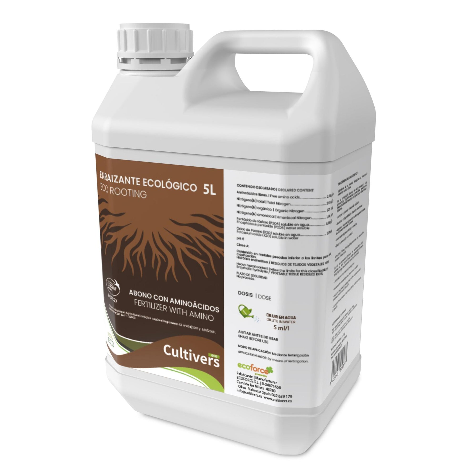 Enraizante Líquido Cultivers 5 L_2