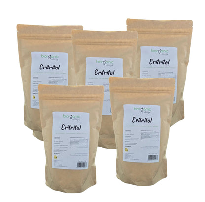 Eritritol 5kg, Pack Ahorro, 100% Natural, Sin Gluten_0