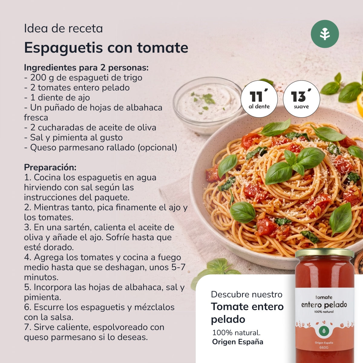 Esparguete de Trigo Biológico Planeta Huerto 500g
