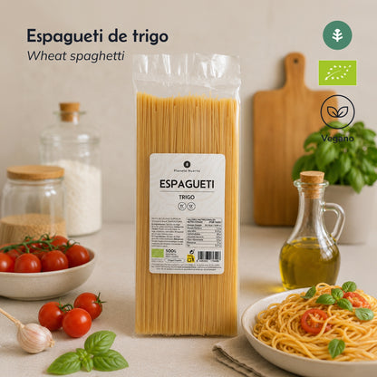 Esparguete de Trigo Biológico Planeta Huerto 500g
