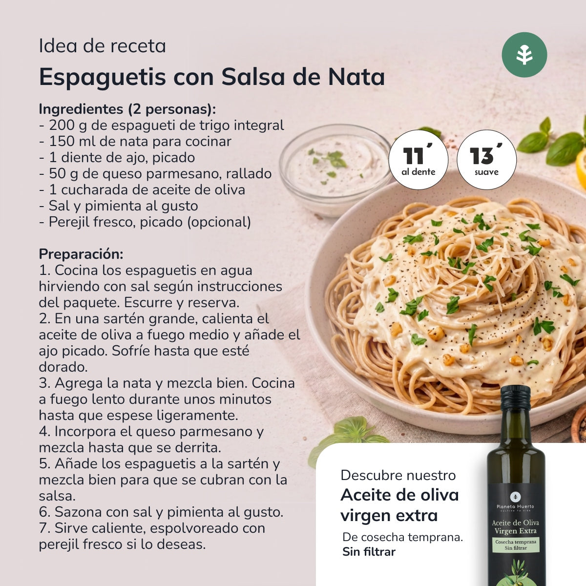 Esparguete integral ECO Planeta Huerto 500gr